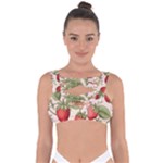 Strawberry Fruit Bandaged Up Bikini Top