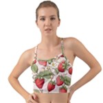 Strawberry Fruit Mini Tank Bikini Top