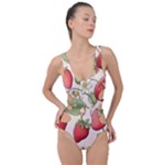 Strawberry Fruit Side Cut Out Swimsuit