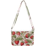 Strawberry Fruit Double Gusset Crossbody Bag