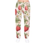 Strawberry Fruit Women Velvet Drawstring Pants