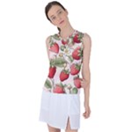 Strawberry Fruit Women s Sleeveless Sports Top