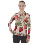 Strawberry Fruit Women s Pique Long Sleeve T-Shirt