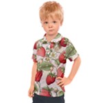Strawberry Fruit Kids  Polo T-Shirt