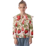 Strawberry Fruit Kids  Peter Pan Collar Blouse