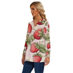 Long Sleeve Drawstring Hooded Top 