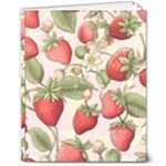 Strawberry Fruit 8  x 10  Softcover Notebook