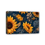 Flower Pattern Spring Mini Canvas 6  x 4  (Stretched)