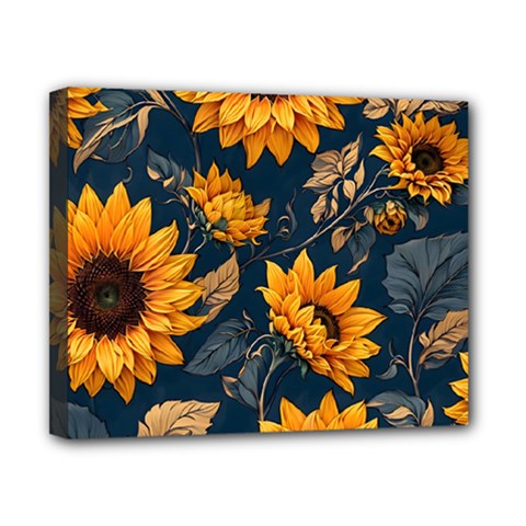 Flower Pattern Spring Canvas 10  x 8  (Stretched) from ArtsNow.com