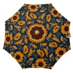 Flower Pattern Spring Straight Umbrellas