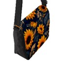 Flap Closure Messenger Bag (S) 