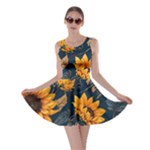 Flower Pattern Spring Skater Dress
