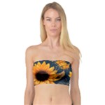 Flower Pattern Spring Bandeau Top