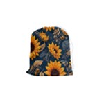 Flower Pattern Spring Drawstring Pouch (Small)