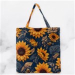 Flower Pattern Spring Grocery Tote Bag