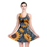 Flower Pattern Spring Reversible Skater Dress