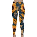 Flower Pattern Spring Classic Yoga Leggings