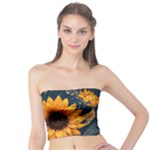 Flower Pattern Spring Tube Top