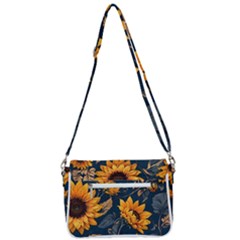 Shoulder Bag with Back Zipper 