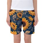 Flower Pattern Spring Women s Basketball Shorts