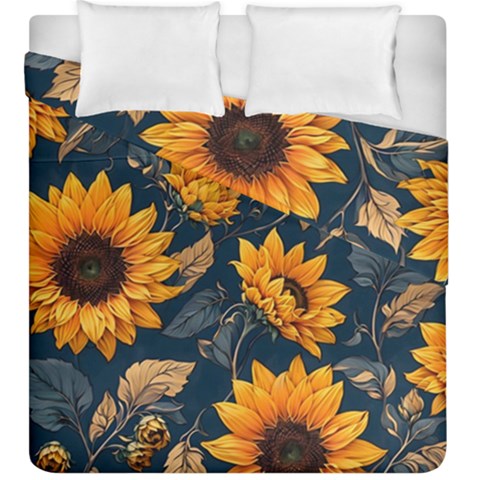 Flower Pattern Spring Duvet Cover Double Side (King Size) from ArtsNow.com