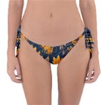 Flower Pattern Spring Reversible Bikini Bottoms