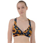 Flower Pattern Spring Sweetheart Sports Bra