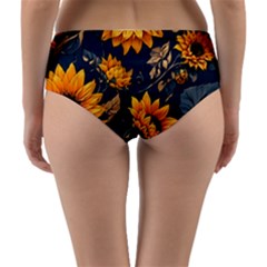 Reversible Mid-Waist Bikini Bottoms 