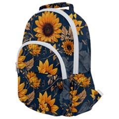 Rounded Multi Pocket Backpack 