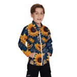 Flower Pattern Spring Kids  Windbreaker