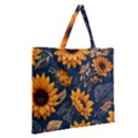 Zipper Large Tote Bag 