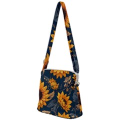 Zipper Messenger Bag 