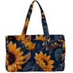 Flower Pattern Spring Canvas Work Bag