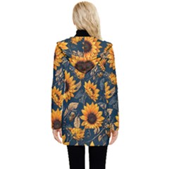 Button Up Hooded Coat  
