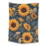 Flower Pattern Spring Medium Tapestry