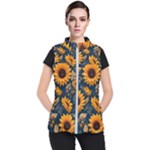Flower Pattern Spring Women s Puffer Vest