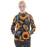 Flower Pattern Spring Women s Hooded Pullover