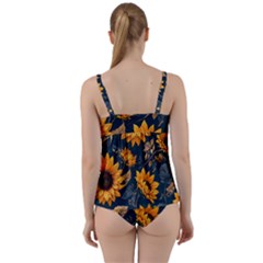 Twist Front Tankini Set 