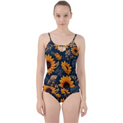 Cut Out Top Tankini Set 
