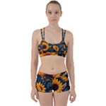 Flower Pattern Spring Perfect Fit Gym Set