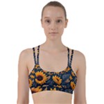 Flower Pattern Spring Line Them Up Sports Bra