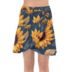 Wrap Front Skirt 