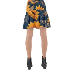Wrap Front Skirt 