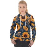 Flower Pattern Spring Women s Overhead Hoodie