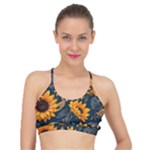 Flower Pattern Spring Basic Training Sports Bra