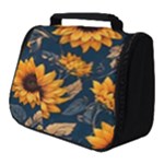 Flower Pattern Spring Full Print Travel Pouch (Small)