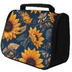 Flower Pattern Spring Full Print Travel Pouch (Big)