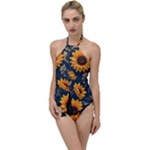 Flower Pattern Spring Go with the Flow One Piece Swimsuit
