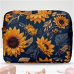 Flower Pattern Spring Make Up Pouch (Large)