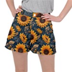 Flower Pattern Spring Women s Ripstop Shorts